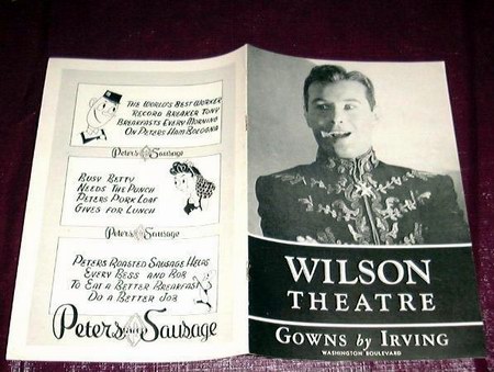 Wilson Theatre - OLD FLYER